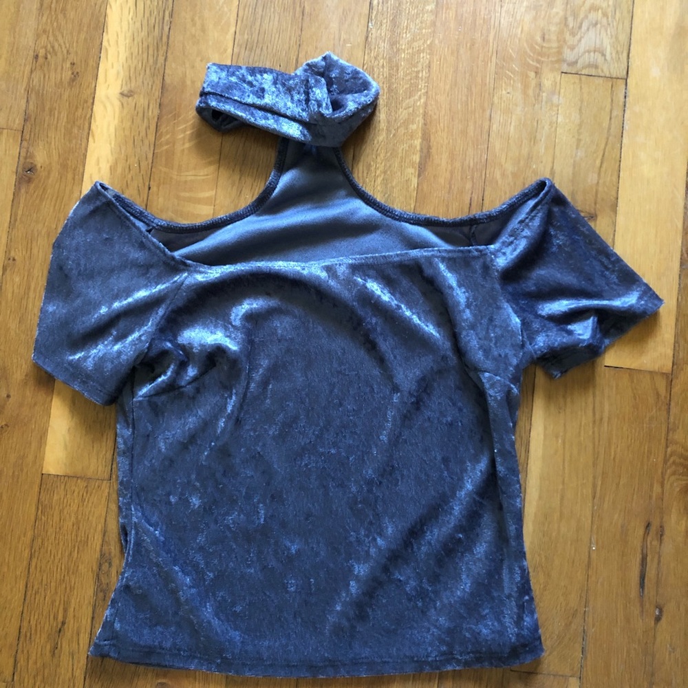 Velvet crush collared shirt!